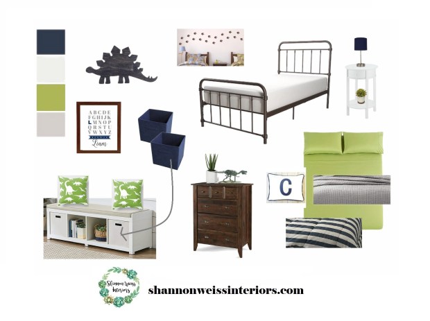 Harrison's Room Inspiration Board